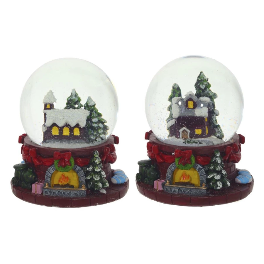 Снежный шар Remeco Домик D6,5 см, полимер, стекло