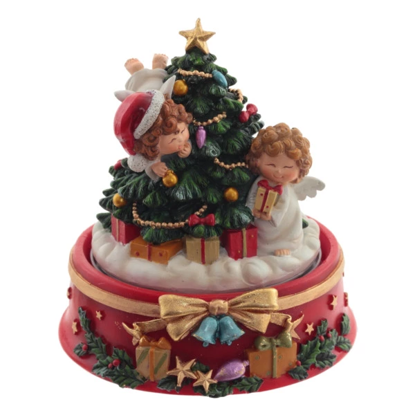 Снежный шар музыкальный Remeco Елочка 11х11х12,5 см, полимер, стекло