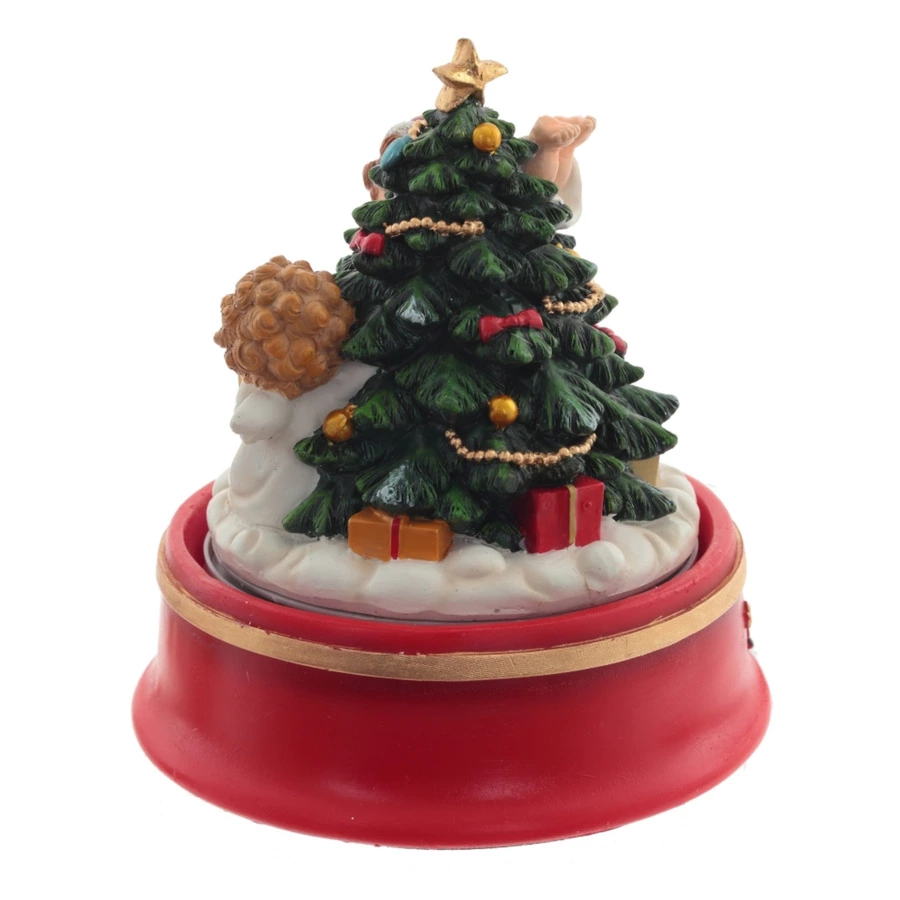 Снежный шар музыкальный Remeco Елочка 11х11х12,5 см, полимер, стекло