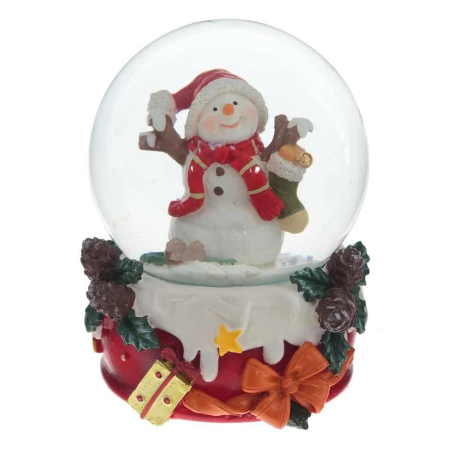 Снежный шар Remeco Снеговик D6 см, полимер, стекло