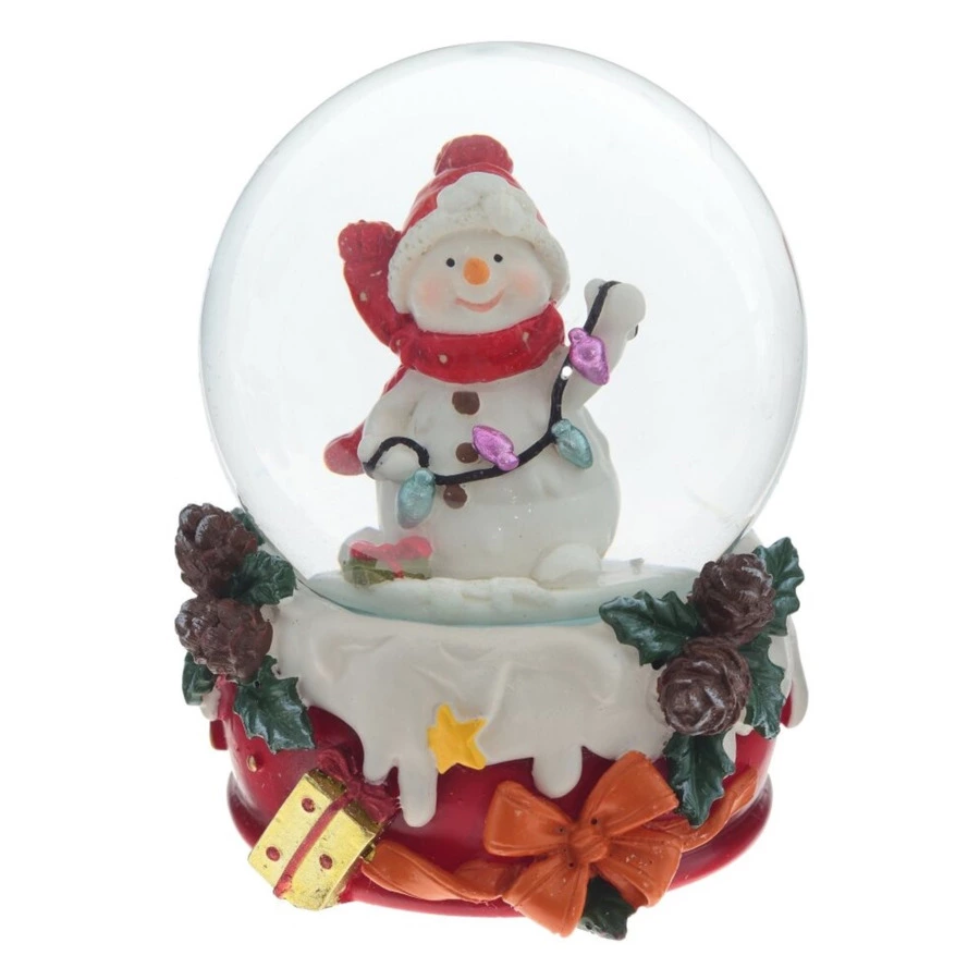 Снежный шар Remeco Снеговик D6 см, полимер, стекло