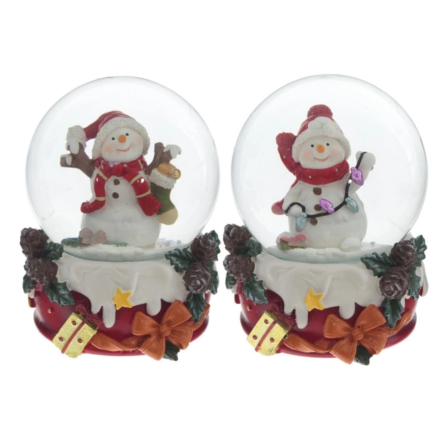 Снежный шар Remeco Снеговик D6 см, полимер, стекло