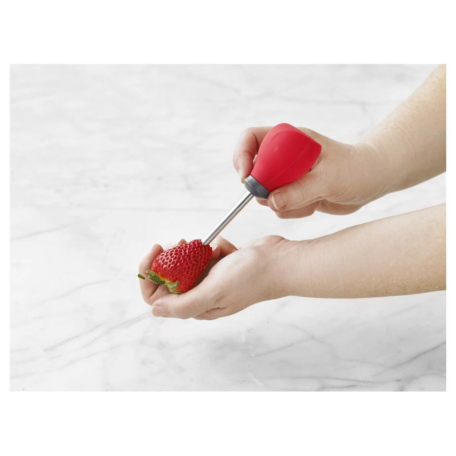 Нож для удаления сердцевины у клубники Trudeau 10 см, сталь нержавеющая