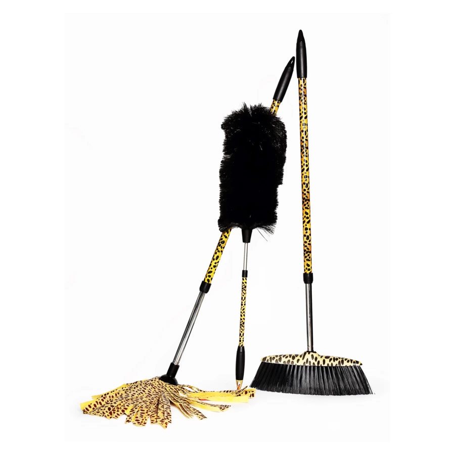 Набор для уборки дома Vigar Leo 3 предмета, пластик, сталь нержавеющая, желтый