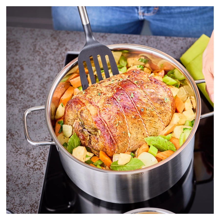 Лопатка кухонная Roesle Basic Line 34 см, пластик, сталь нержавеющая