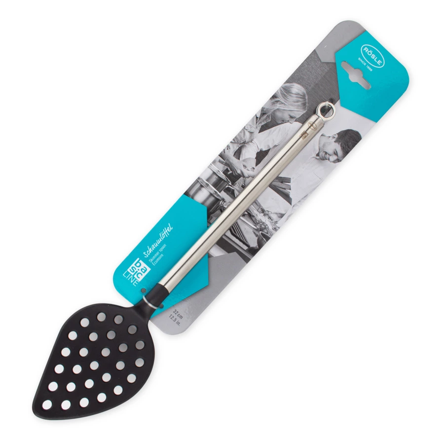 Шумовка кухонная Roesle Basic Line 32 см, пластик, сталь нержавеющая