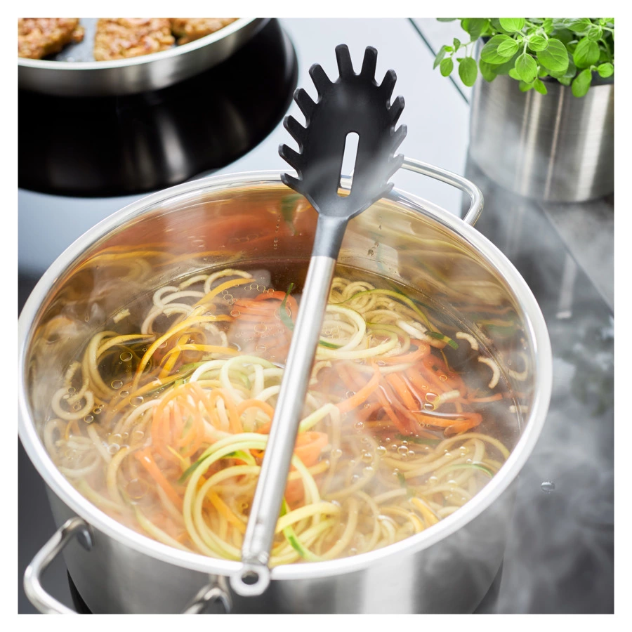 Ложка кухонная для спагетти Roesle Basic Line 31 см, пластик, сталь нержавеющая