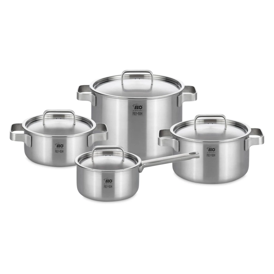 Набор посуды для индукции ELO Limited Edition из 8 предметов, сталь нержавеющая
