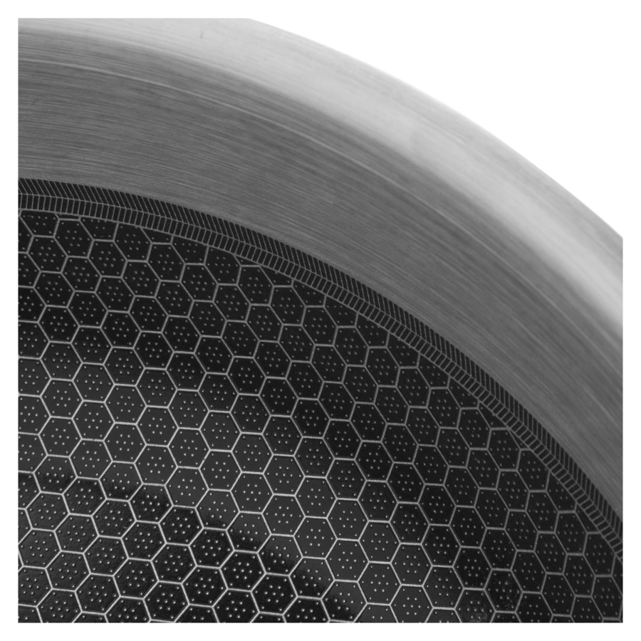 Сковорода глубокая индукционная ELO Relief d24 см, 2 л, сталь нержавеющая, антипригарная