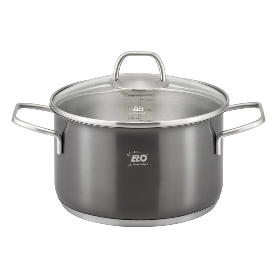 Набор посуды для индукции ELO Twice Select из 7 предметов, сталь нержавеющая