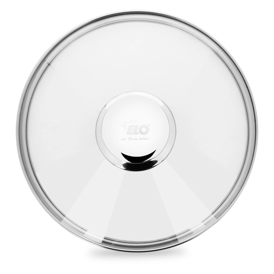 Крышка стеклянная ELO Galant d 20 см, стекло, сталь нержавеющая