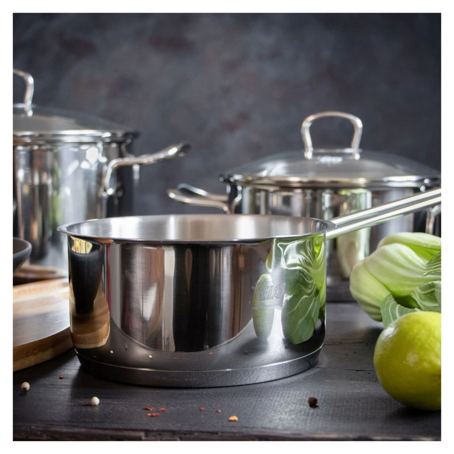 Набор посуды для индукции ELO Jaspis из 9 предметов, сталь нержавеющая