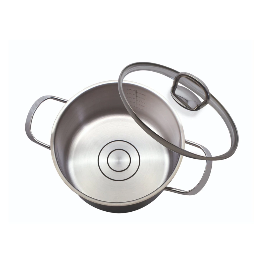 Набор посуды для индукции ELO Jaspis из 9 предметов, сталь нержавеющая