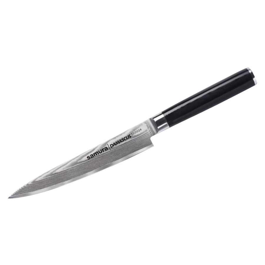 Нож универсальный Samura Damascus 15 см, сталь нержавеющая, 67 слоев