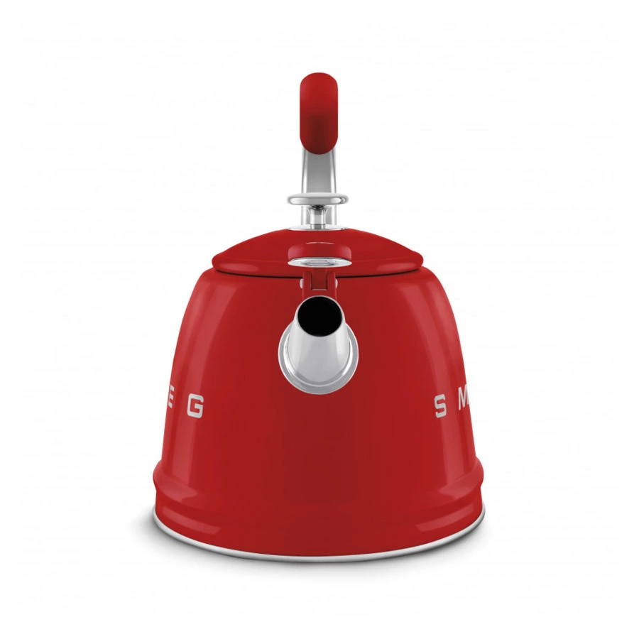 Чайник со свистком SMEG WKF01RD, 2.3 л, красный