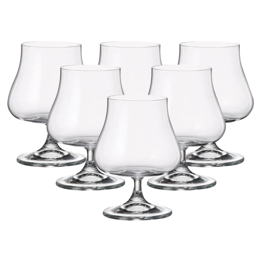 Набор бокалов для бренди Crystalite Bohemia Iduna 575 мл, 6 шт, стекло хрустальное
