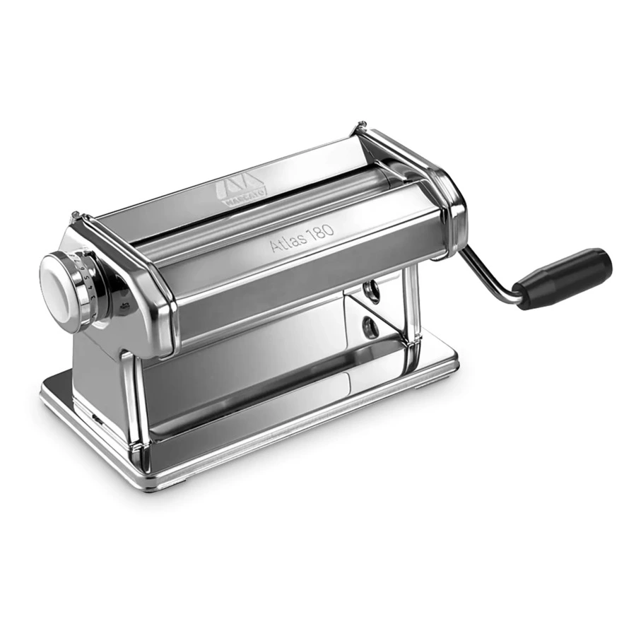 Лапшерезка тестораскатка ручная Marcato Classic ATLAS 180 SLIDER 22,5х12х18 см, сталь, алюминий