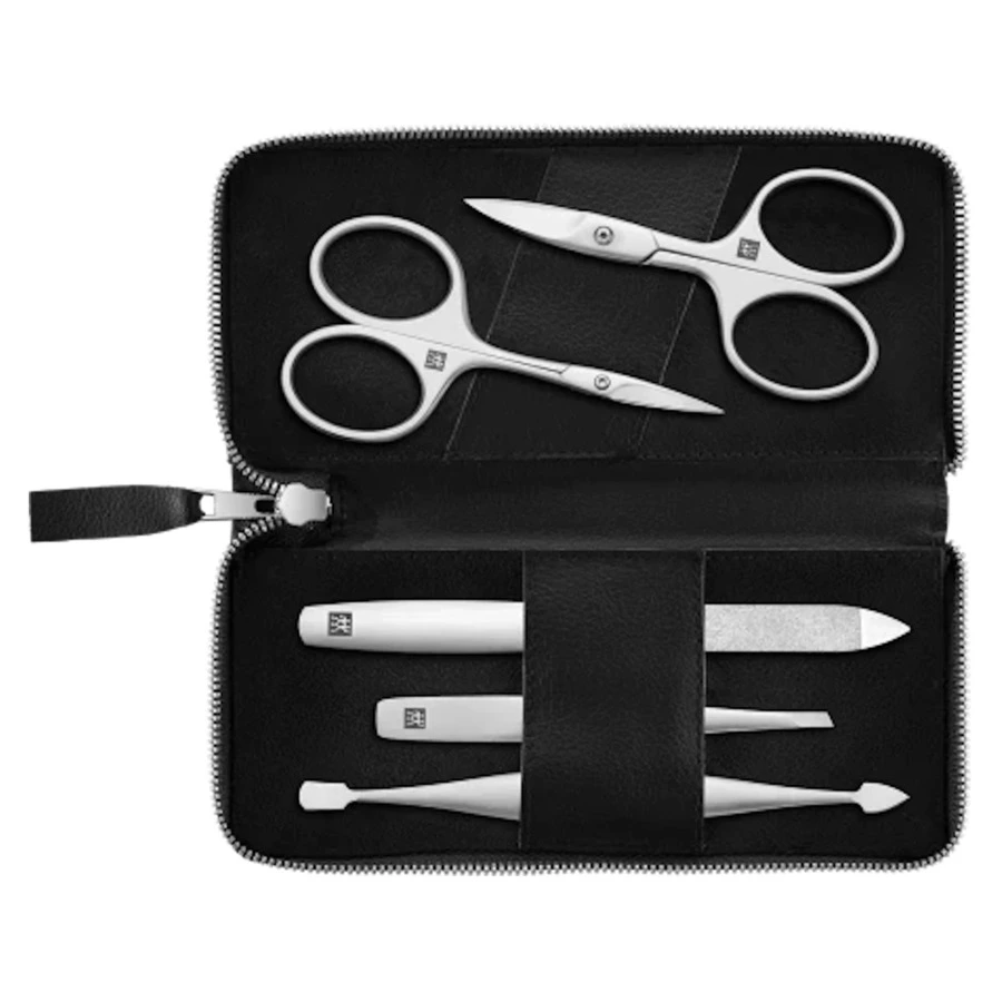 Маникюрный набор Zwilling Beauty Premium 5 предметов, экокожа, черный