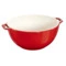 Миска сервировочная Staub 25 см, керамика, вишневая