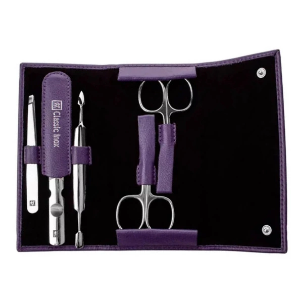 Набор маникюрный Zwilling Beauty Classic 5 предметов, фиолетовый