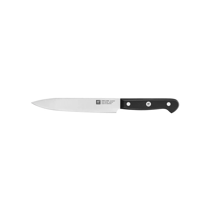 Набор кухонных ножей с заточкой Zwilling Gourmet 7 предметов, сталь нержавеющая, серый, п/к