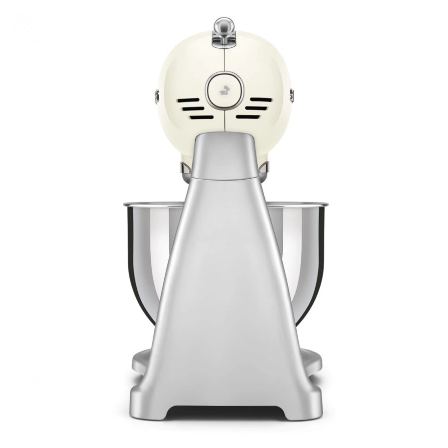 Миксер планетарный SMEG SMF04CREU, 800 Вт, чаша стальная 4,8 л, 3 насадки, кремовый
