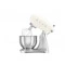 Миксер планетарный SMEG SMF04CREU, 800 Вт, чаша стальная 4,8 л, 3 насадки, кремовый