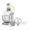 Миксер планетарный SMEG SMF04CREU, 800 Вт, чаша стальная 4,8 л, 3 насадки, кремовый