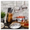 Кастрюля с крышкой Barazzoni Chef Line 3,8 л, 22 см, сталь нержавеющая
