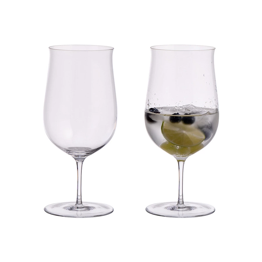 Набор бокалов для воды Halimba Crystal Fine 380 мл, 2 шт, стекло, п/к