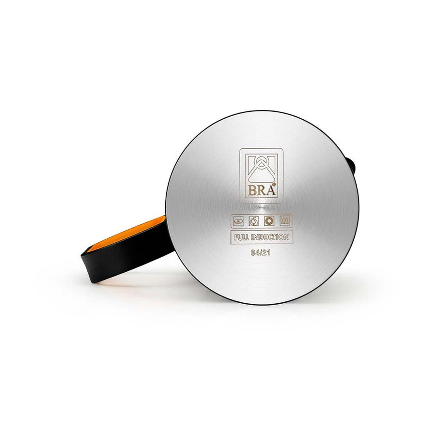 Кофеварка гейзерная на 6 чашек BRA Efficient, сталь нержавеющая, черная, для индукции