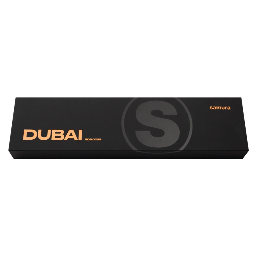 Нож кухонный Боги Samura Dubai 16,4 см, сталь нержавеющая, розовое золото