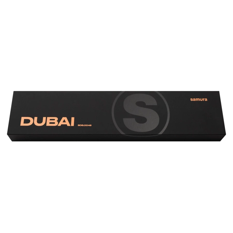 Нож кухонный филейный Samura Dubai 19,7 см, сталь нержавеющая, розовое золото