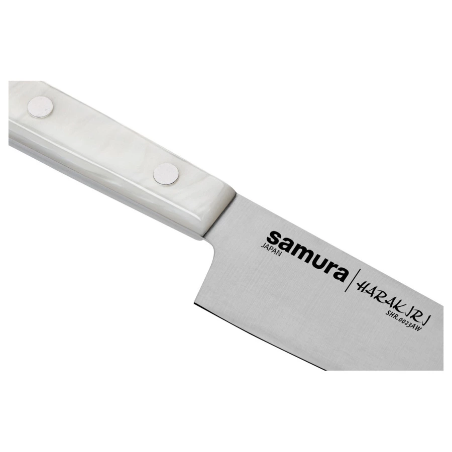 Нож кухонный универсальный Samura Harakiri 15 см, сталь, белый акрил