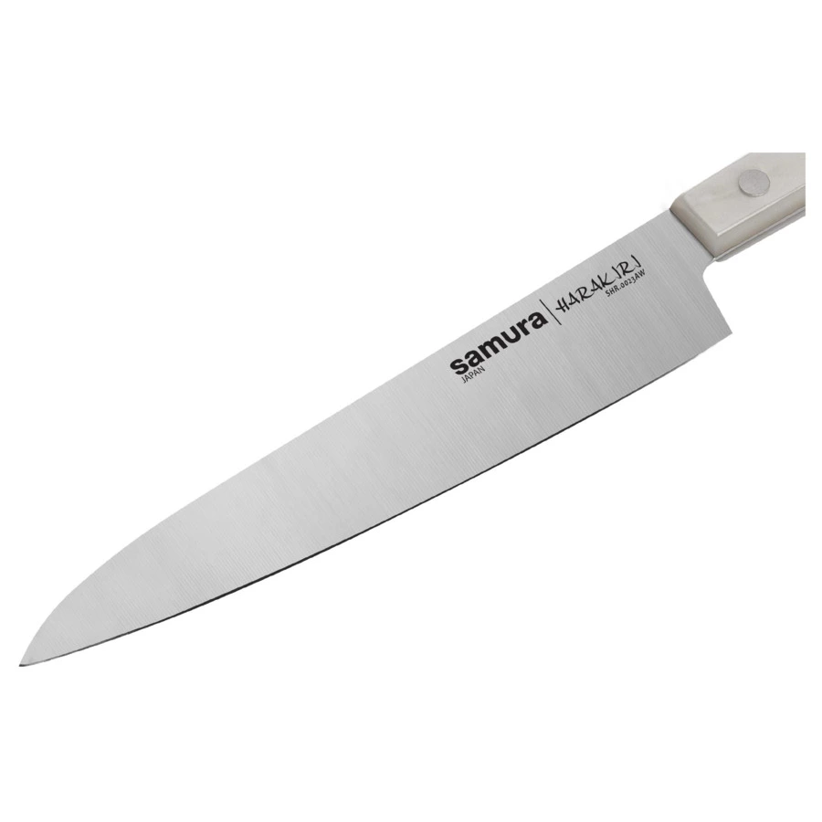Нож кухонный универсальный Samura Harakiri 15 см, сталь, белый акрил