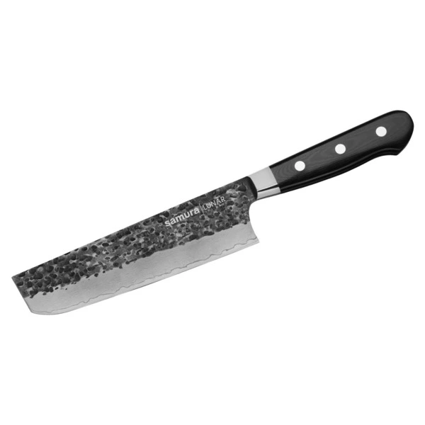 Нож кухонный Накири Samura Pro-S Lunar 16,7 см, сталь дамасская