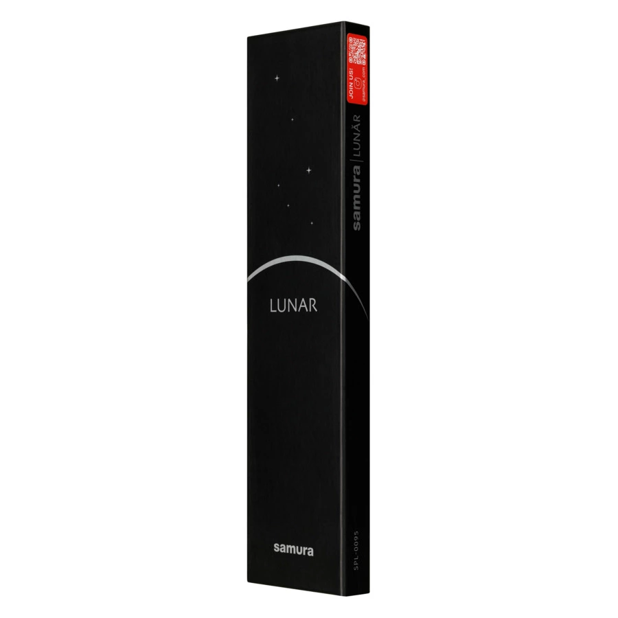 Нож кухонный Сантоку Samura Pro-S Lunar 18 см, сталь дамасская
