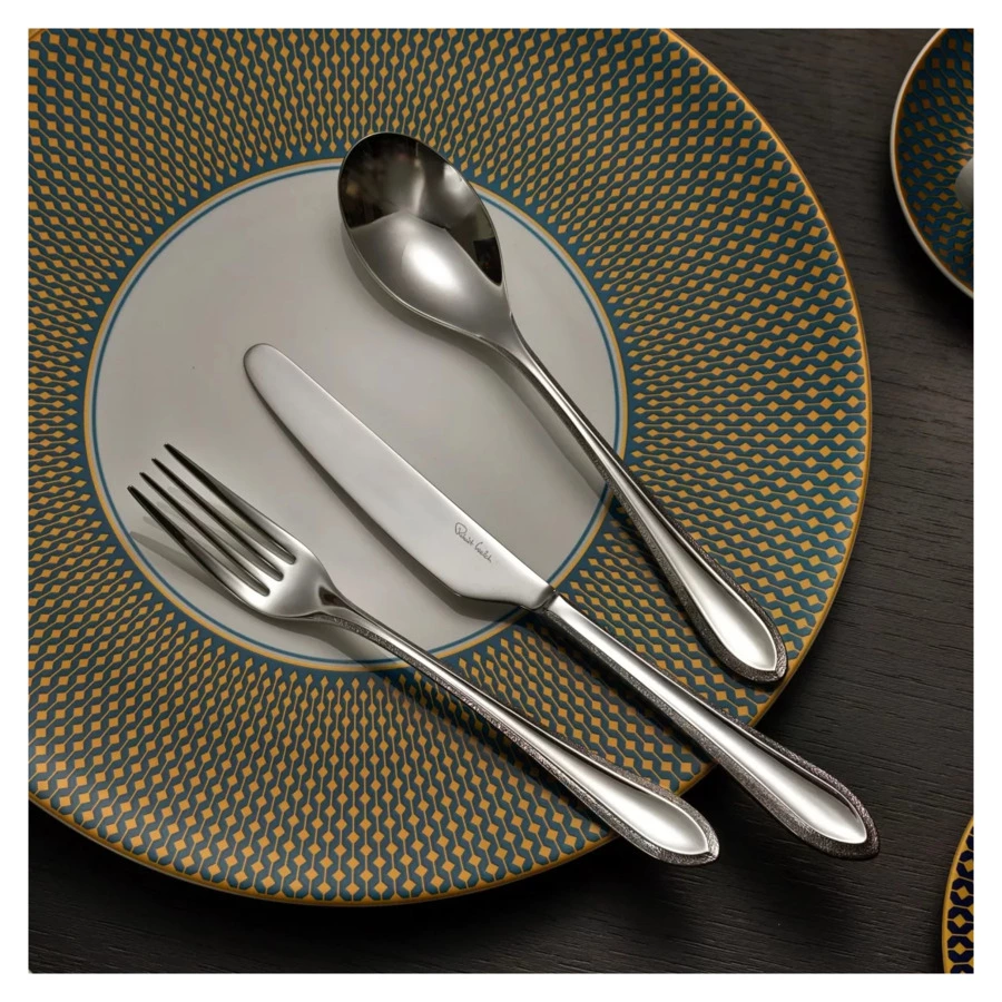 Набор столовых приборов Robert Welch Kemble Textured на 6 персон 24 предмета, сталь нержавеющая