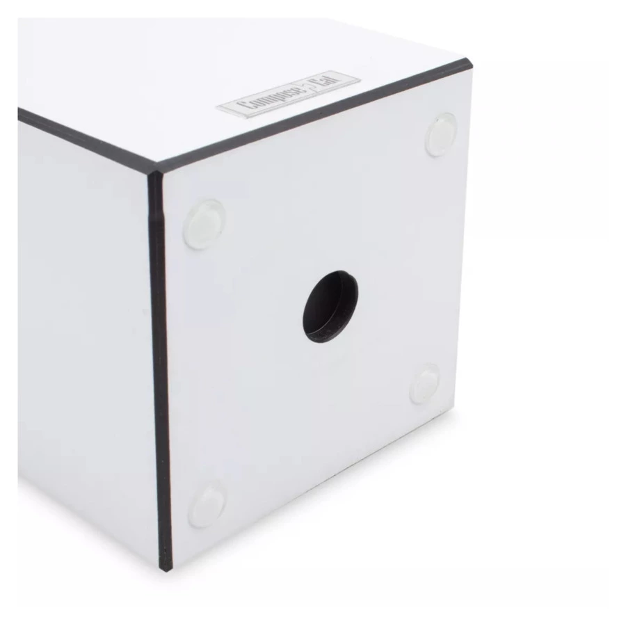 Подставка для кухонных ножей универсальная ComposeEat Fashion White & Black 12х12х24см, композитный