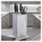 Подставка для кухонных ножей универсальная ComposeEat Elegance 11х11х24 см, Арктика, композитный мат