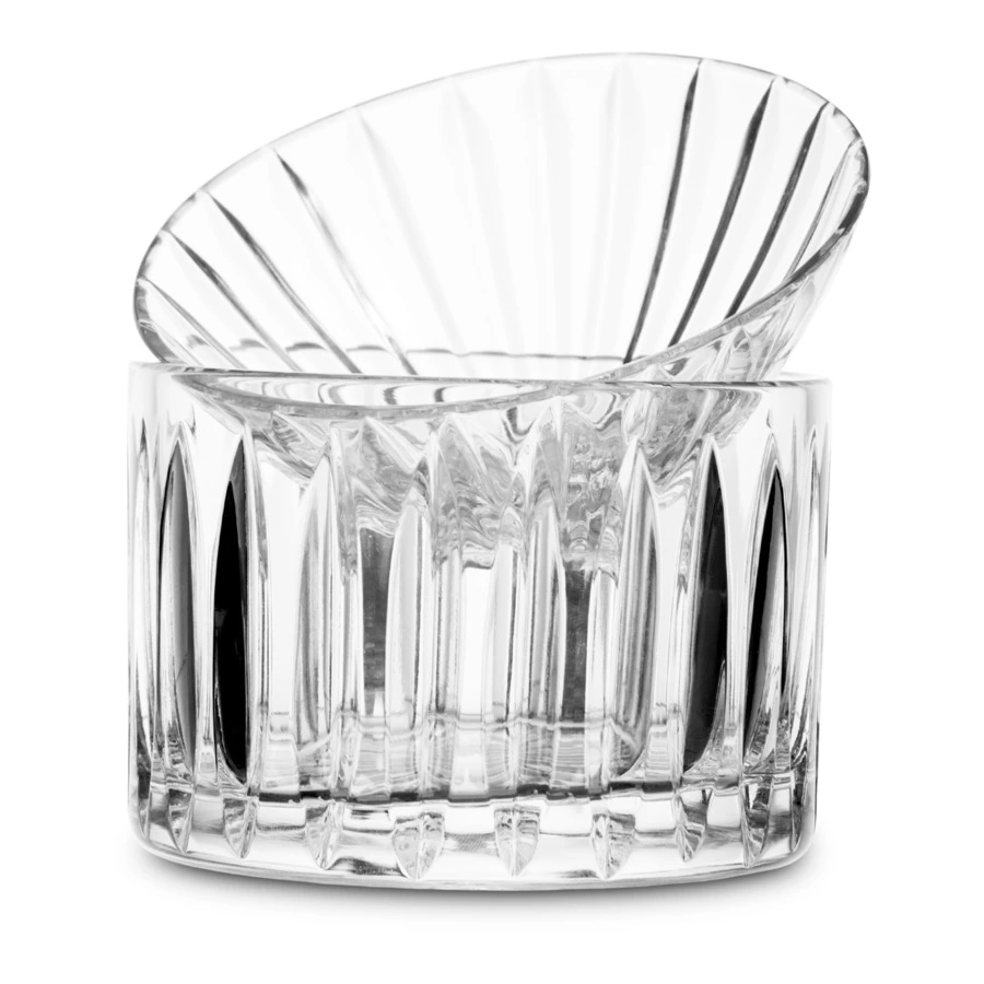Икорница Decor de Table Дефанс 10 см, хрусталь, прозрачная