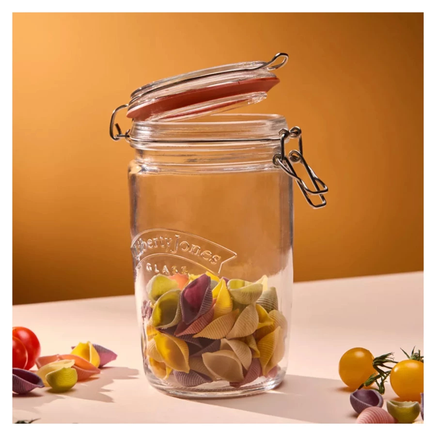 Банка для хранения Maison Jar 1 л, стекло, сталь нержавеющая
