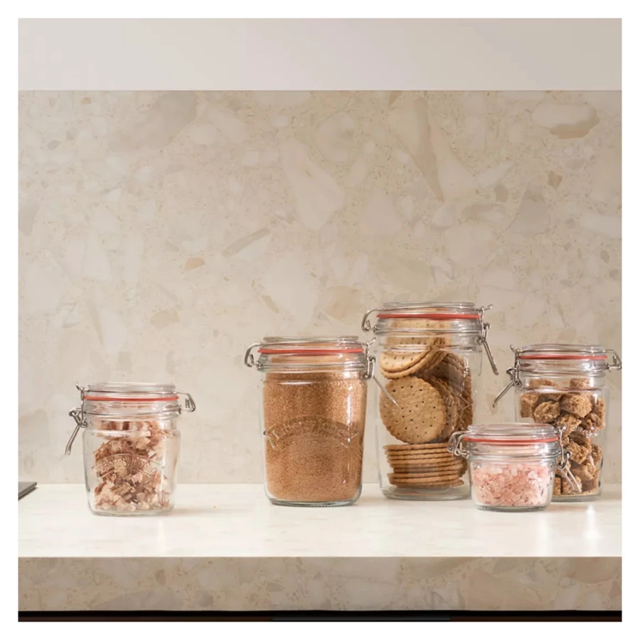 Банка для хранения Maison Jar 1 л, стекло, сталь нержавеющая
