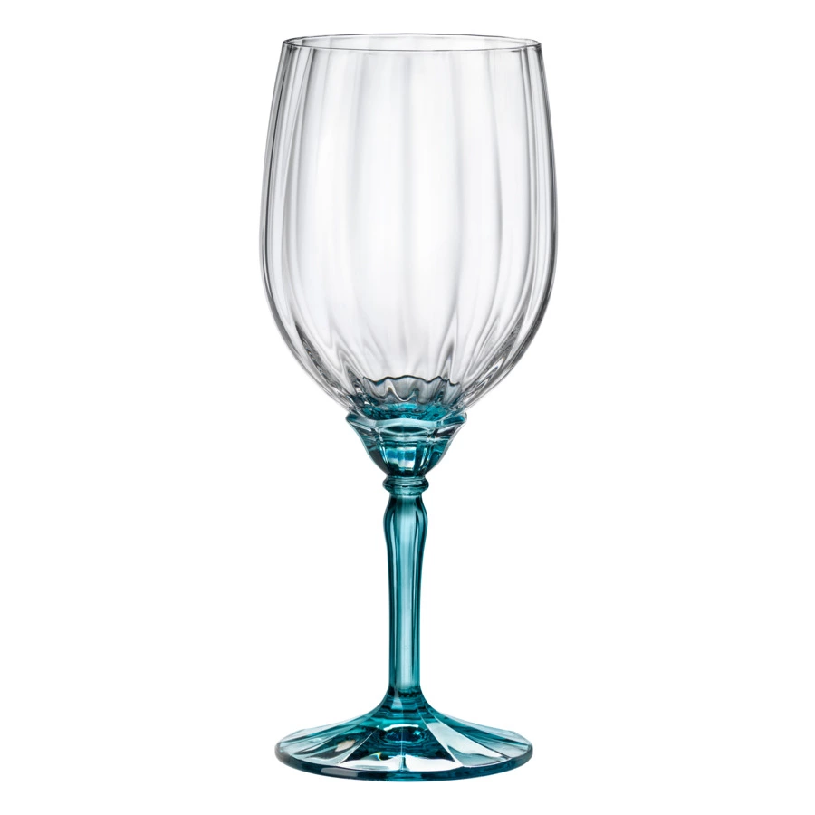 Набор бокалов Bormioli Rocco FLORIAN LUCENT BLUE 535 мл, 4 шт, стекло