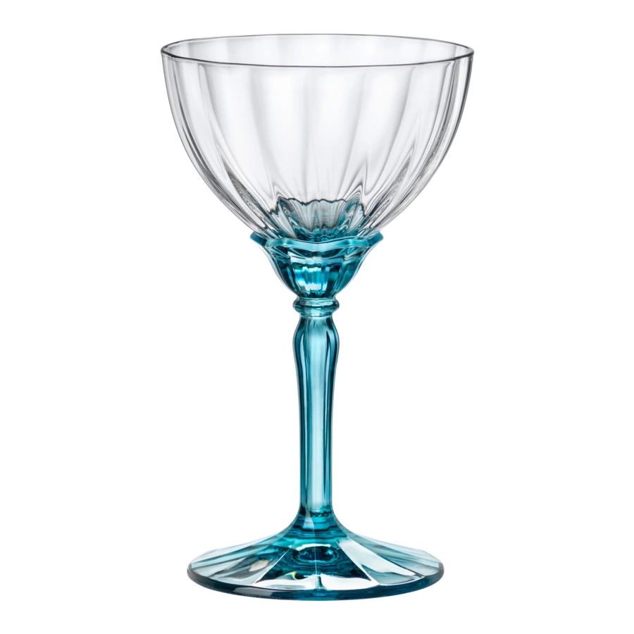 Набор бокалов для коктейля Bormioli Rocco FLORIAN LUCENT BLUE 240 мл, 4 шт, стекло