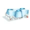 Набор стаканов Bormioli Rocco LINE LIVELY BLUE 290 мл, 6 шт, голубой