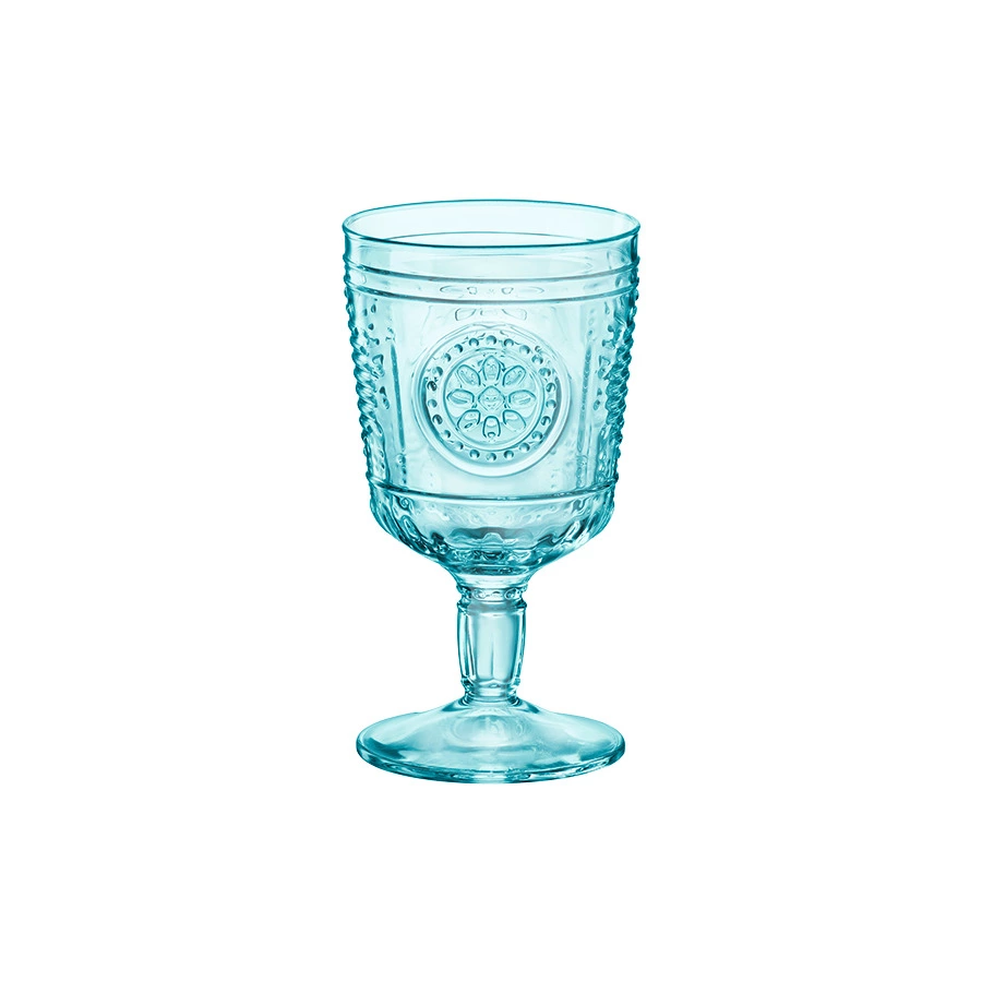 Набор бокалов Bormioli Rocco Romantic Light Blue 320 мл, 4 шт, голубой