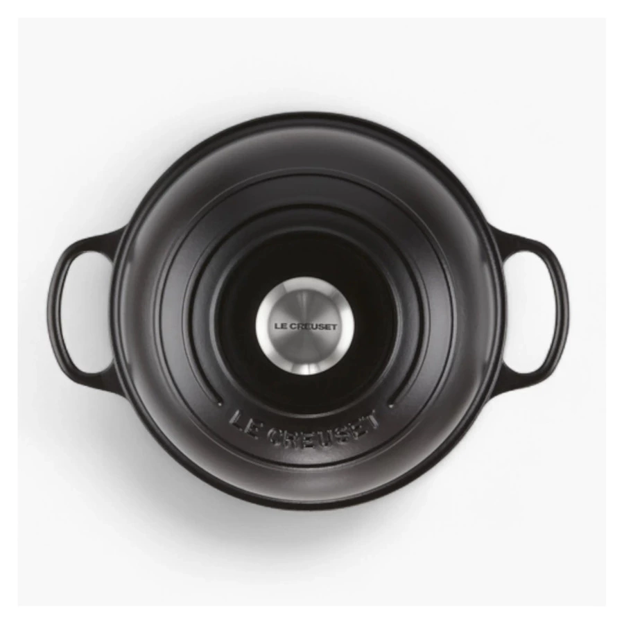 Форма для выпечки хлеба с крышкой Le Creuset Matte Black, диаметр 24 см, 1,6 л