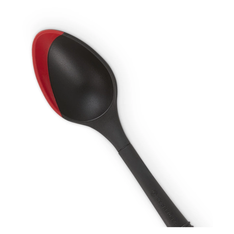 Ложка кухонная Le Creuset Cerise 34,5 см, пластик, силикон, красная