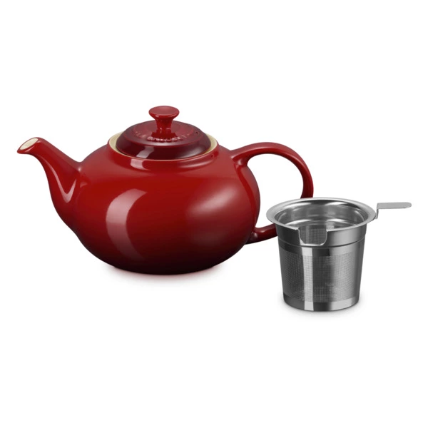 Чайник заварочный с ситечком Le Creuset Cerise 1,3 л, каменная керамика, красный